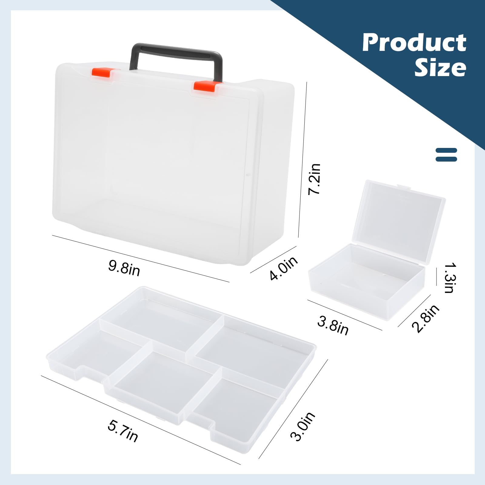 Saichotoy built-in divider plate helps organize decks and accessories.