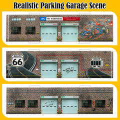 Saichotoy durable diorama keeps cars safe from dust.