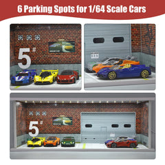 Stackable Saichotoy garage design saves shelf space for models