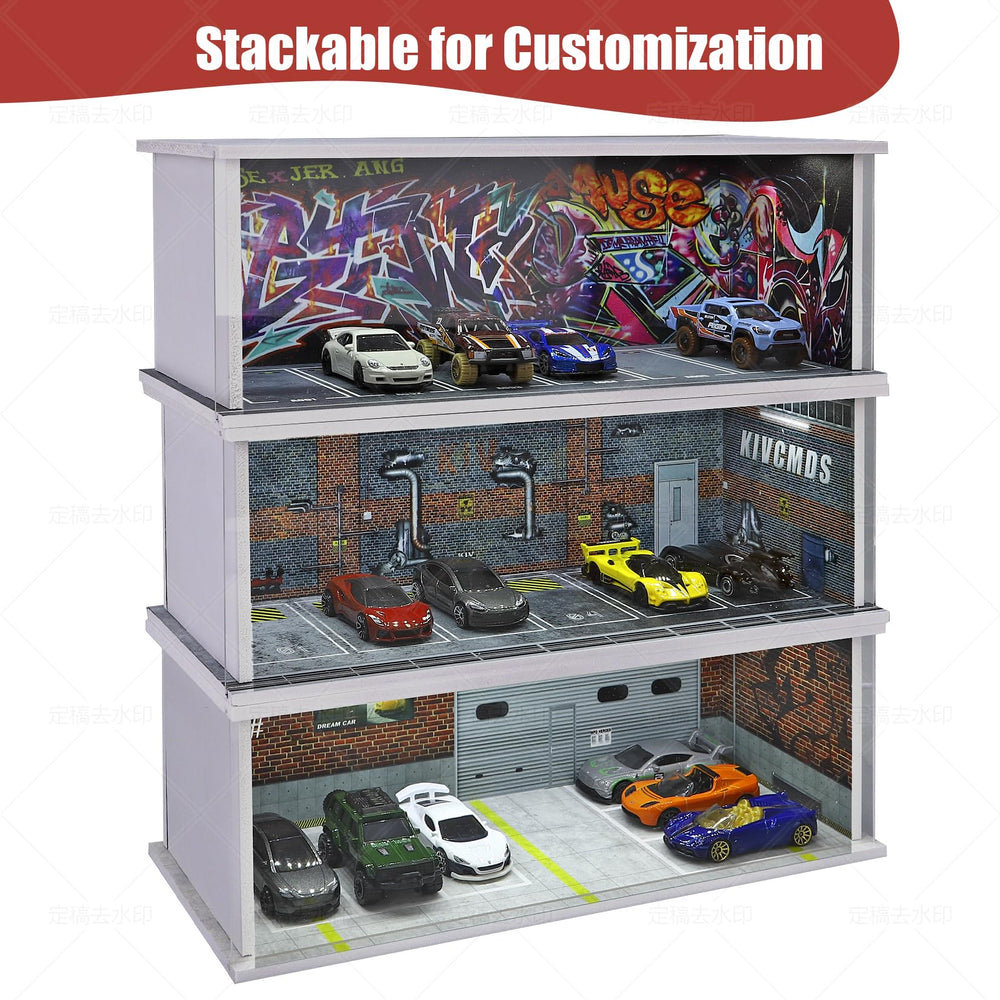 Saichotoy stackable design demonstrates expanded display capacity.
