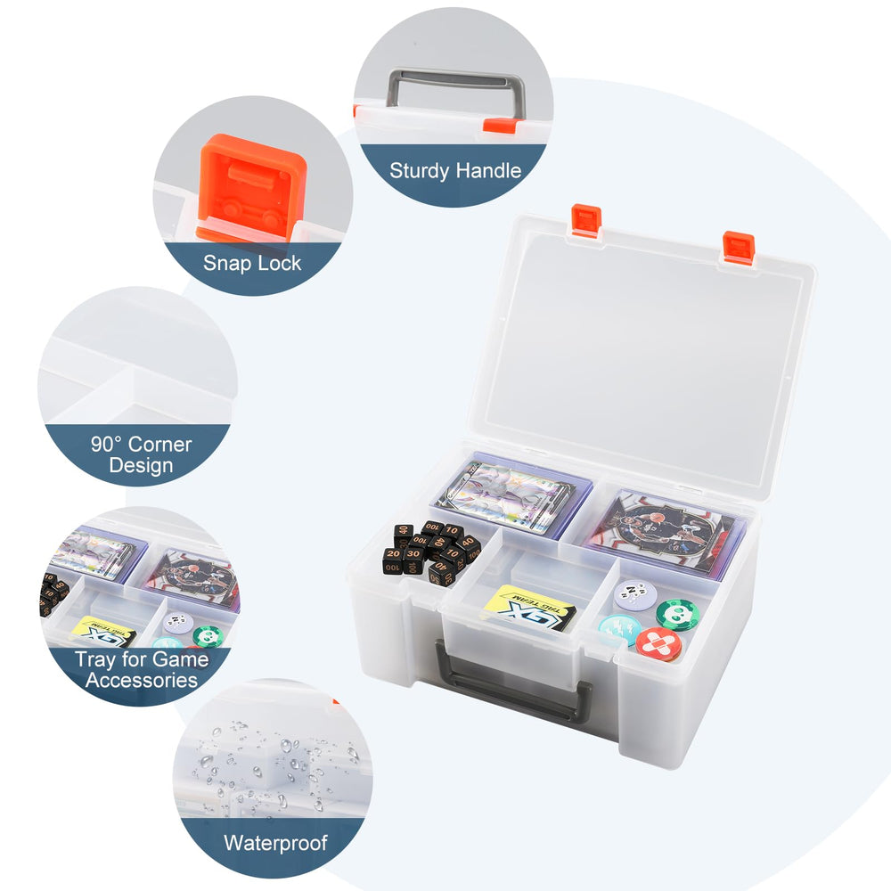 Saichotoy waterproof and dust-proof exterior protects cards during storage.