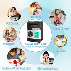 Saidrip piggy-bank automatic cash scroll simplifies saving for children.