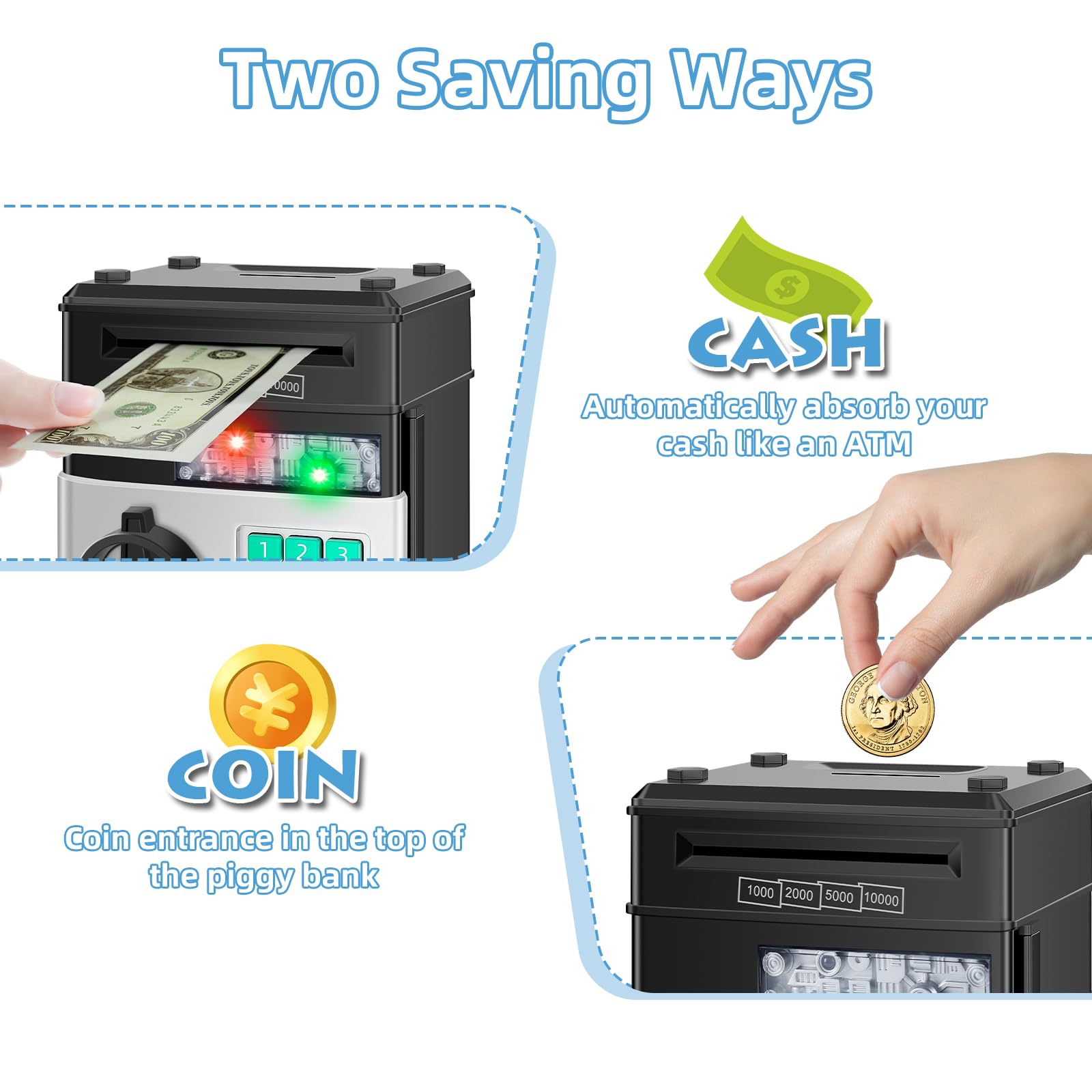 Saidrip piggy-bank gift-ready packaging for birthdays and holidays.