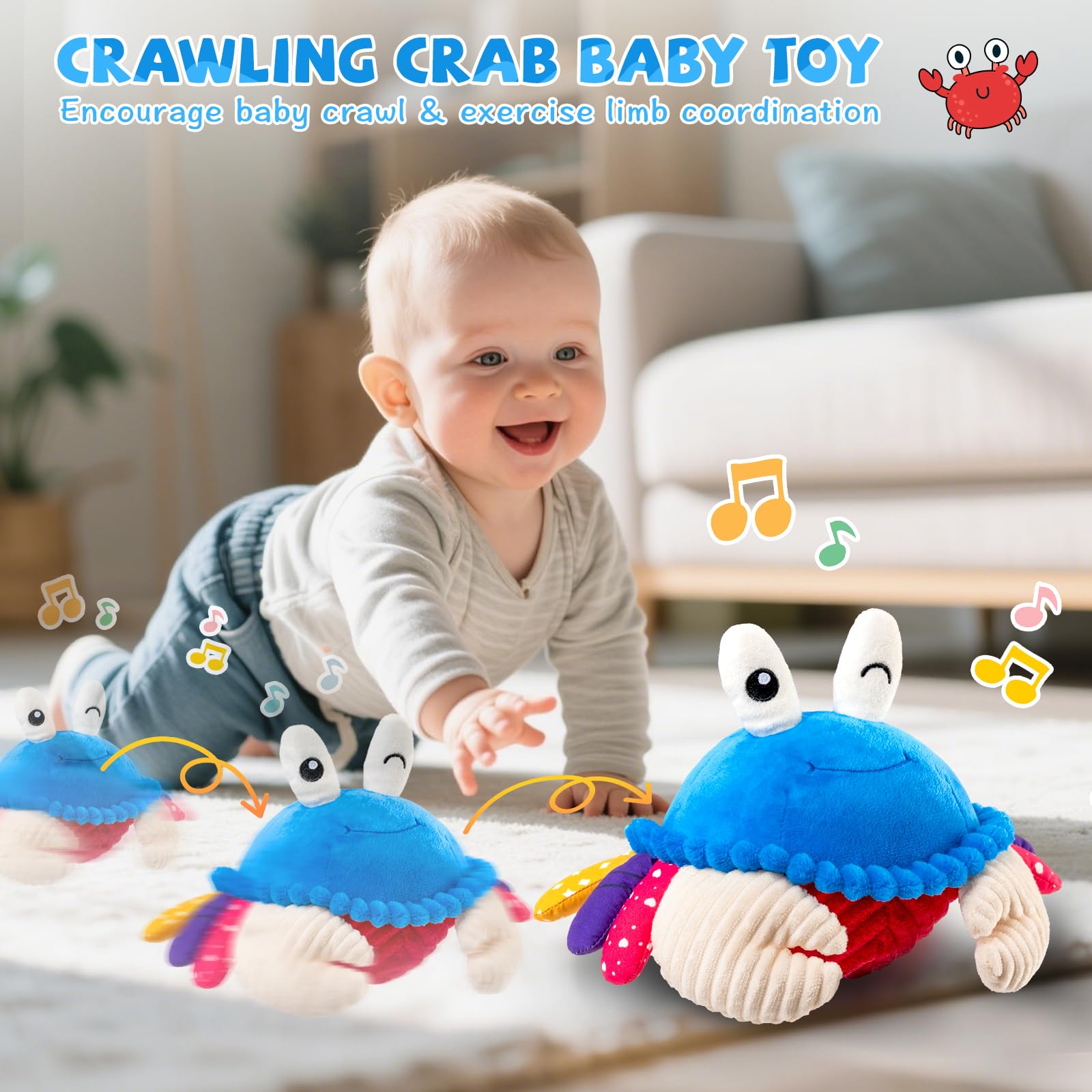 SAIMAND recording crab lets little ones hear their own voice during play.