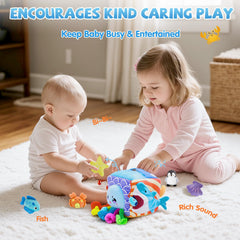 SAIMAND plush shell introduces varied textures for multisensory play.