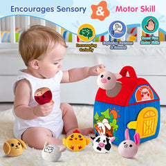 SAIMAND reinforced-stitch toys with no plastic eyes for safe teething