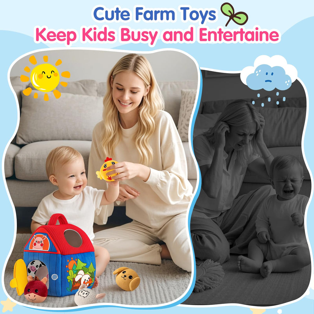 SAIMAND squeaker and crinkle animals add auditory cues for hands-on learning