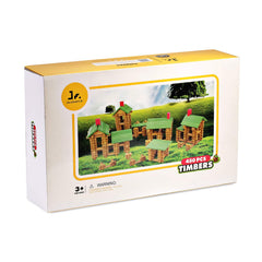 SainSmart Jr. colorful logs capture attention and promote pattern recognition during play.