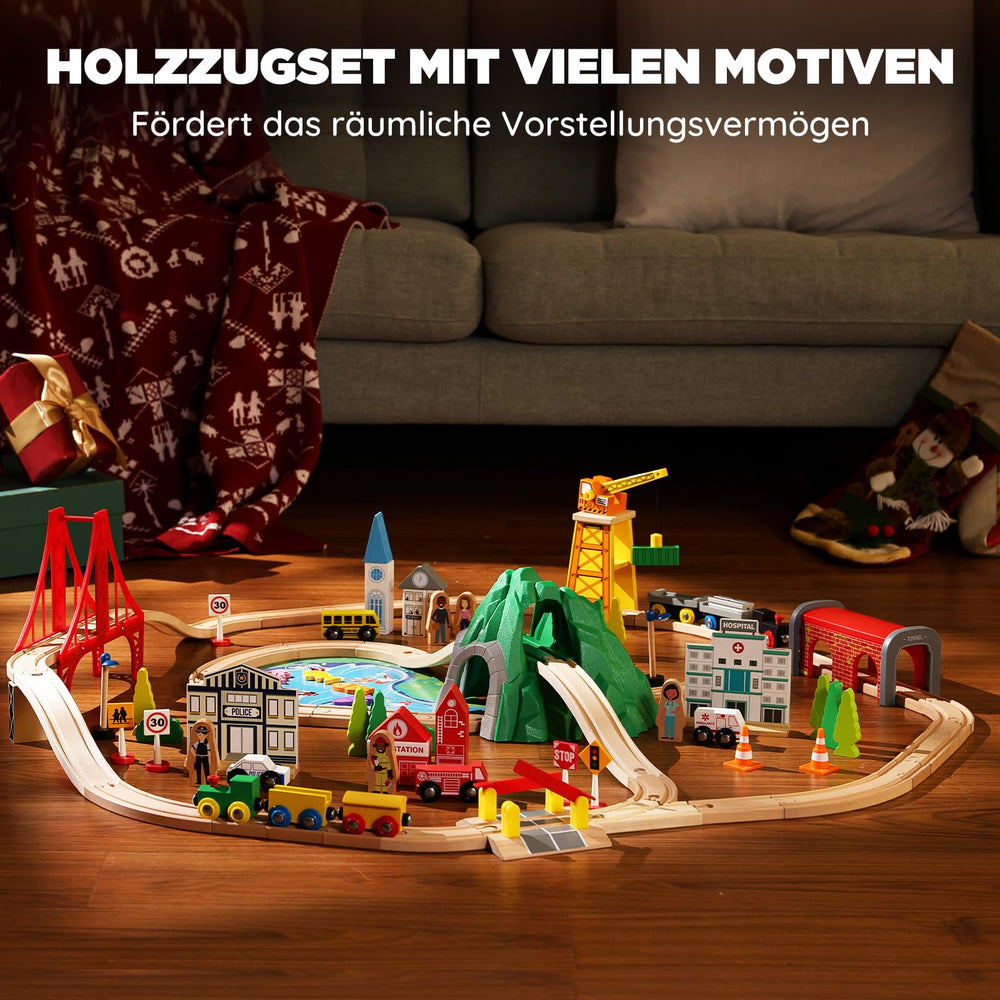 SainSmart Jr. hands-on track layout boosts motor skills and planning.