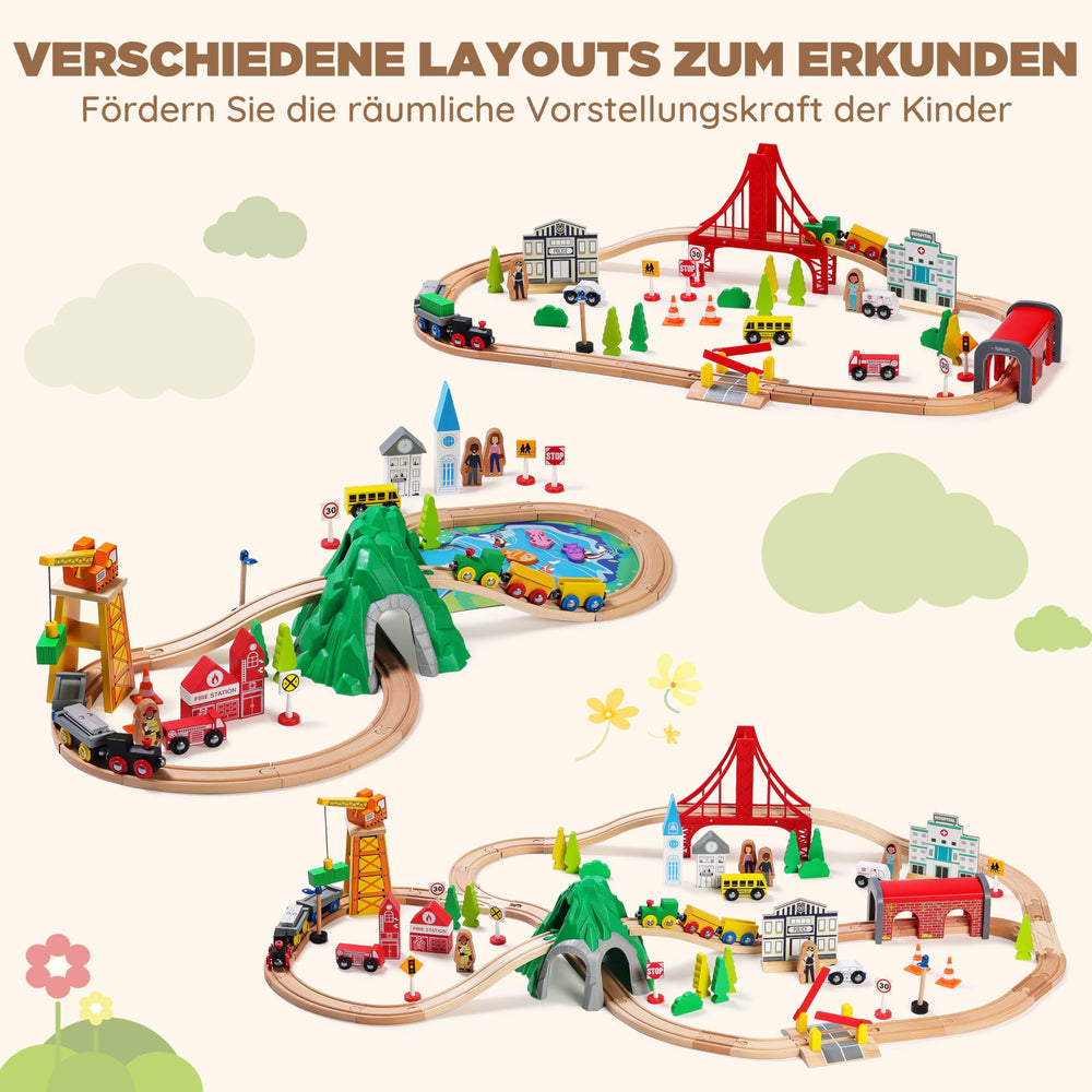 Double-sided tracks from SainSmart Jr. encourage varied layouts and creativity.