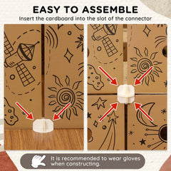 SainSmart Jr Fort Building Kit demonstrates 23-inch mazes and tunnels in action.