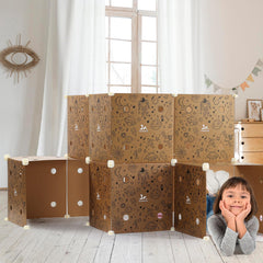 SainSmart Jr Fort Building Kit demonstrates versatile indoor use for group play.