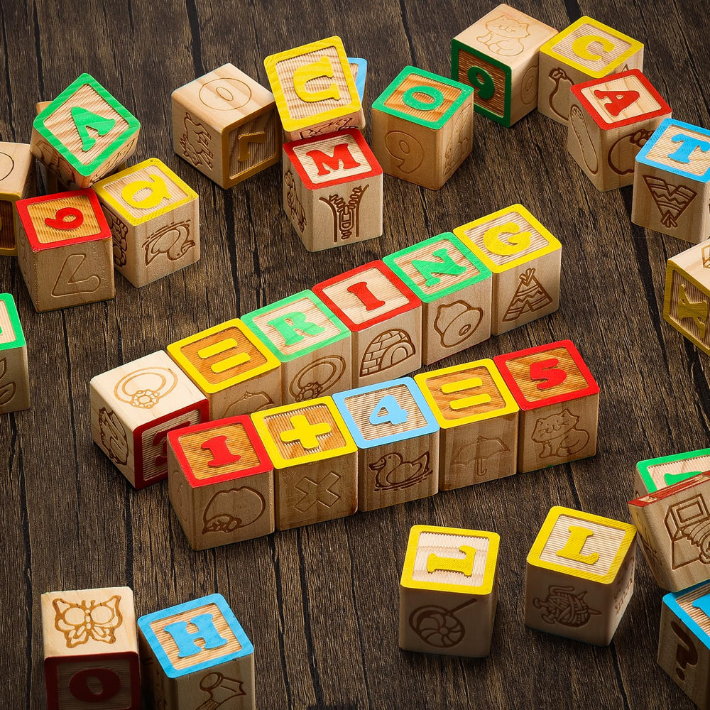 SainSmart Jr. wooden blocks promote hands-on learning through building, sorting, and counting activities.
