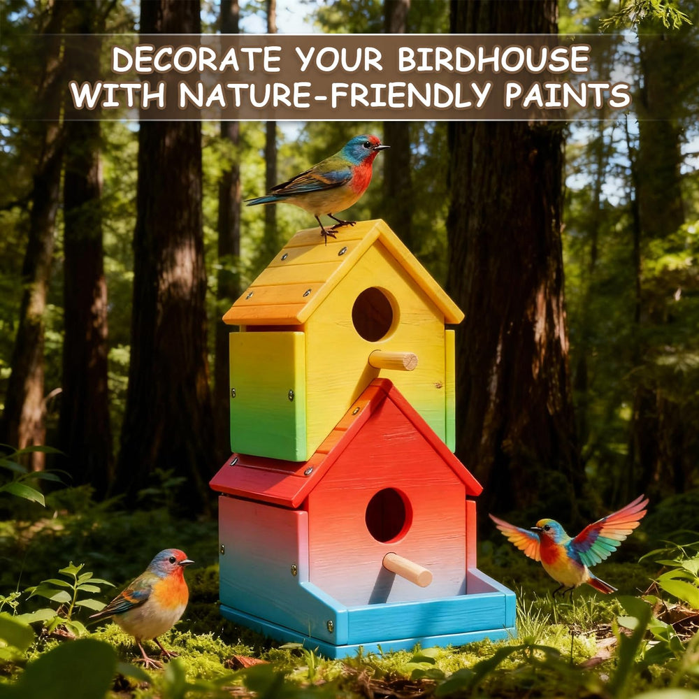 SainSmart Jr. Bird House includes screws and screwdriver for safe assembly