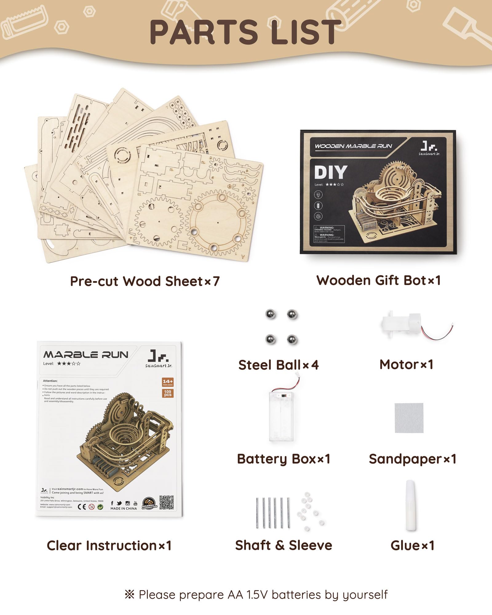 SainSmart Jr detailed instructions guiding a smooth assembly experience.