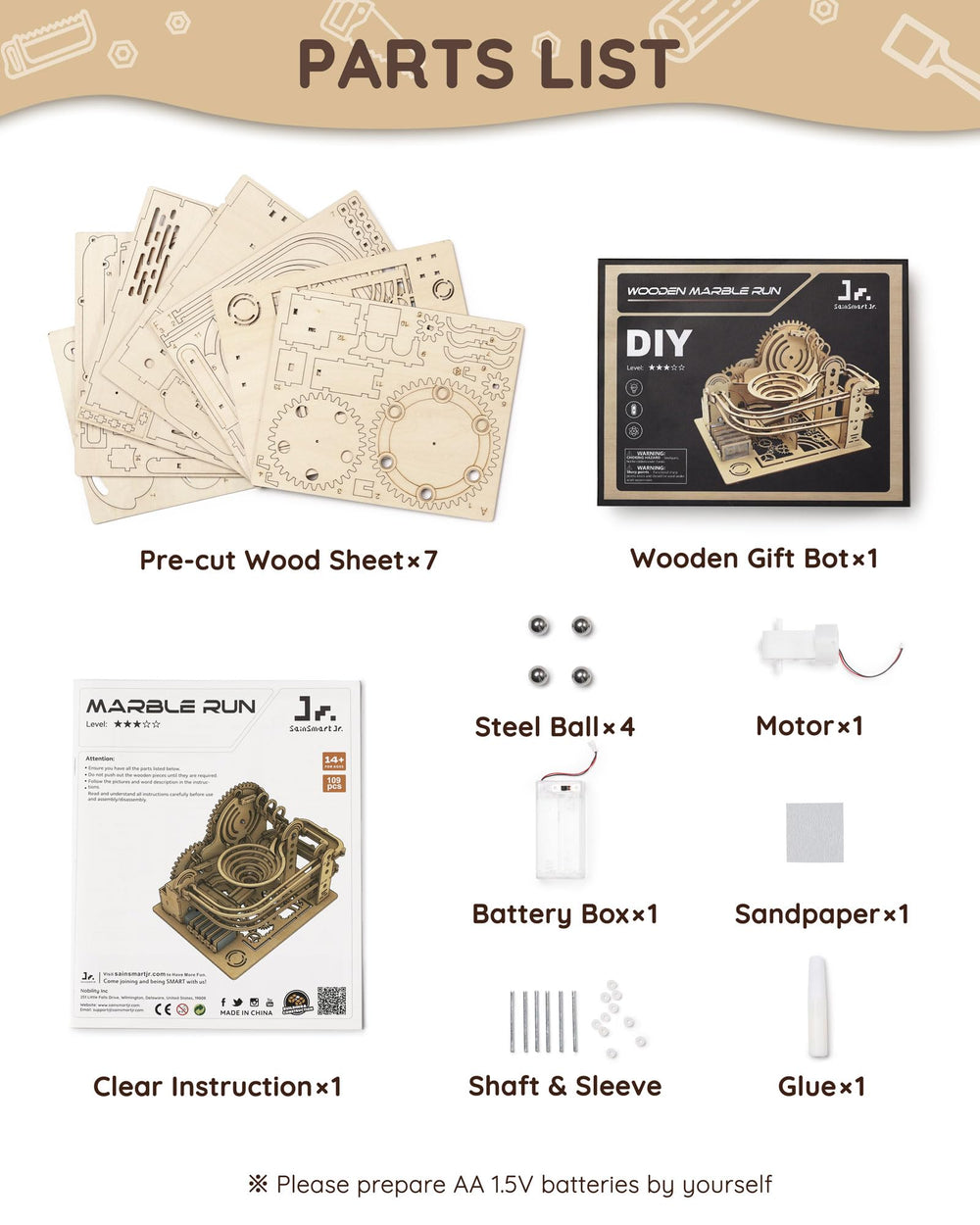 SainSmart Jr detailed instructions guiding a smooth assembly experience.