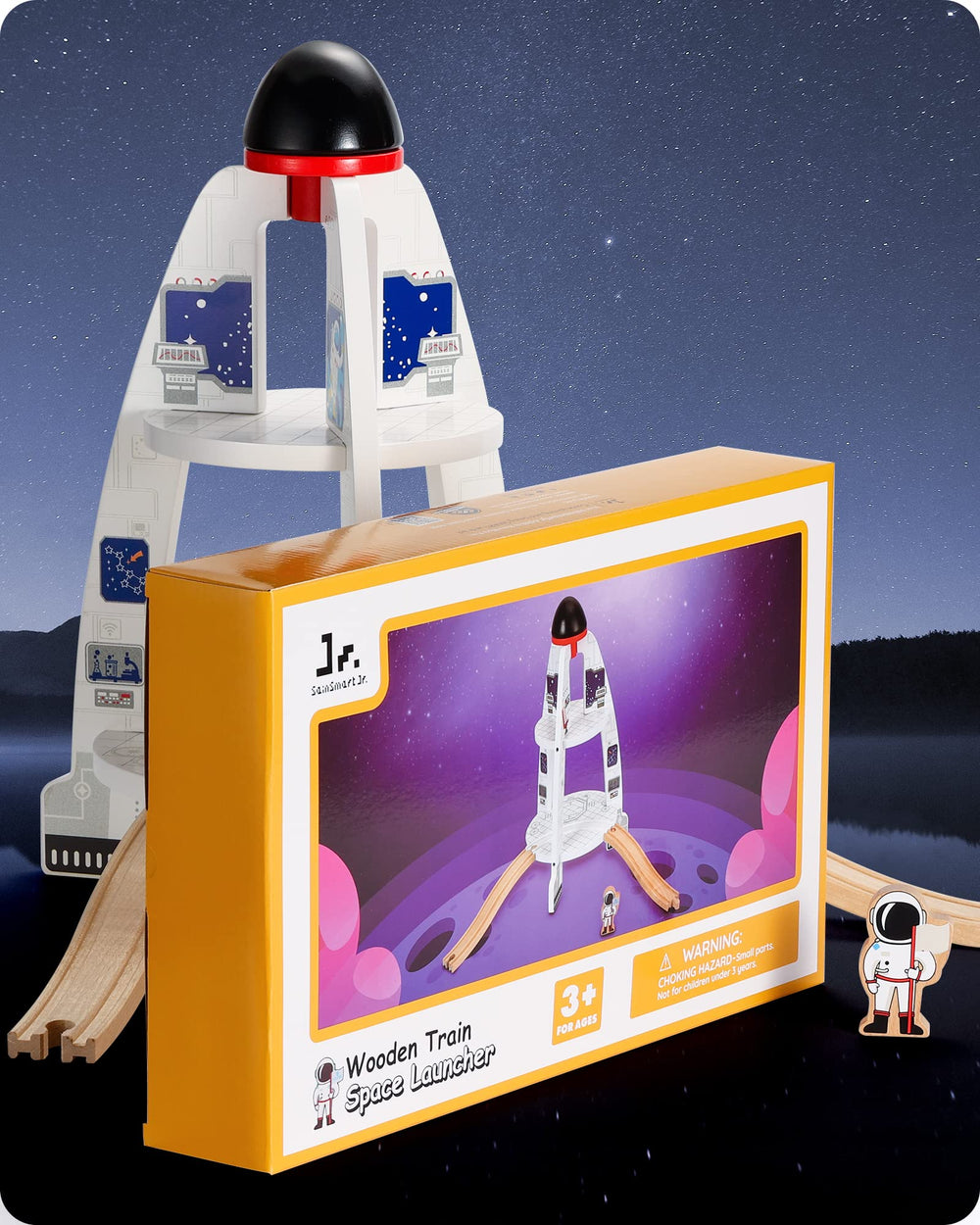 SainSmart Jr premium wood with non-toxic finish ensures long-lasting kid-friendly use.