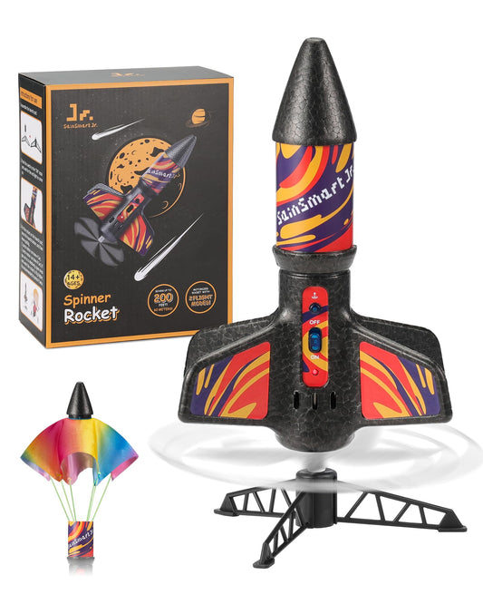 SainSmart Jr rocket launcher front view ready for backyard launches