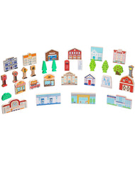 SainSmart Jr town play set: trees and fountain add natural scenery for city scenes