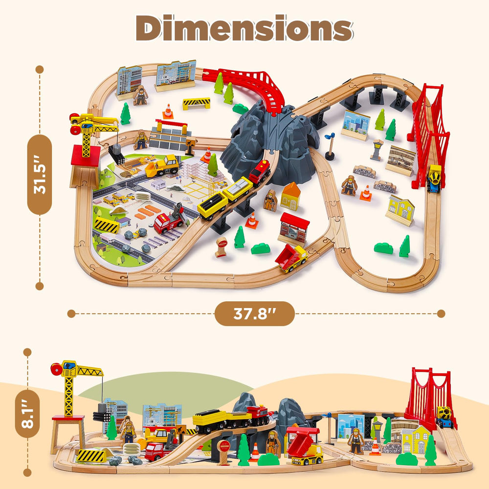 SainSmart Jr. wooden crane for lifting and moving pieces during playtime.