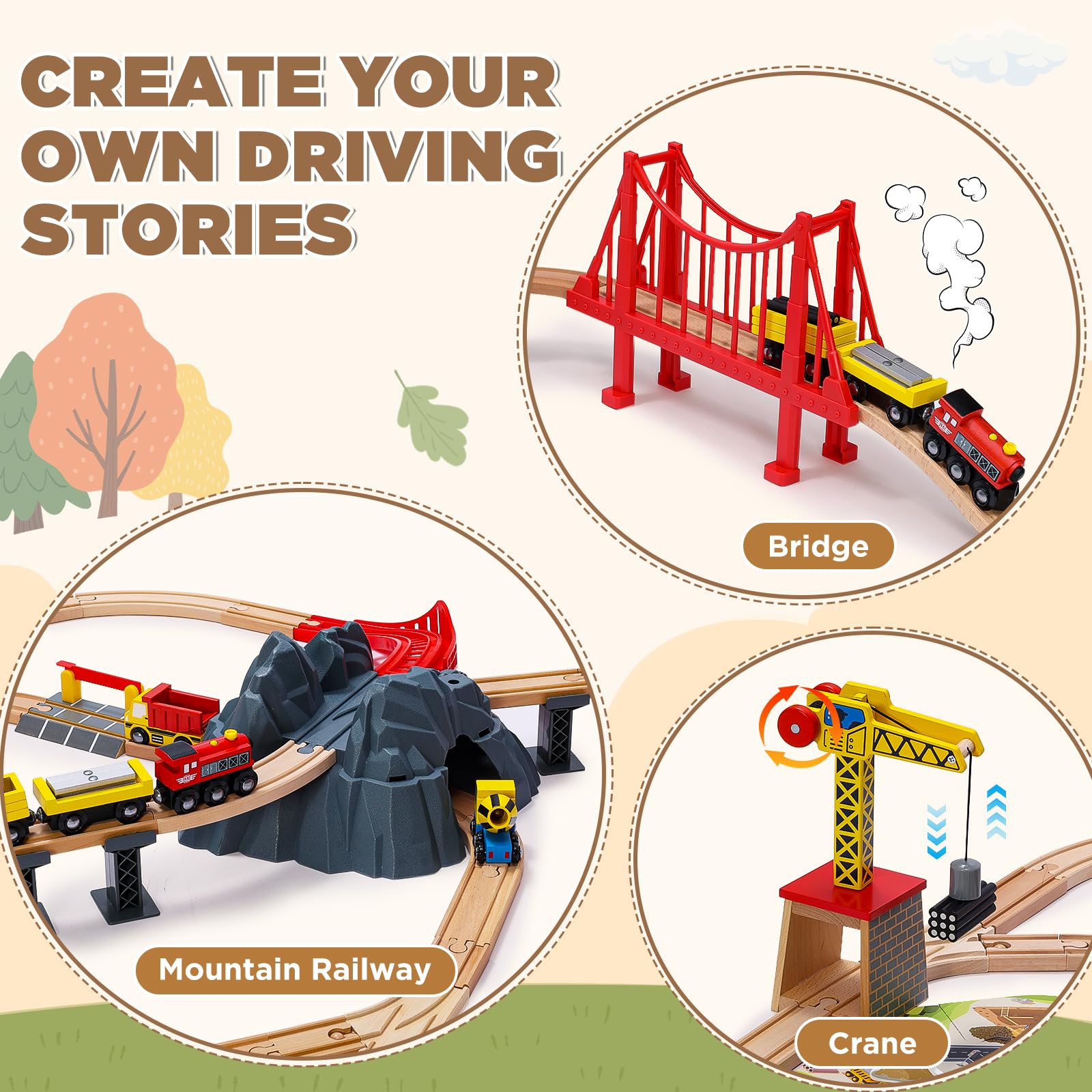 SainSmart Jr. wooden track system designed for expandability with other brands.