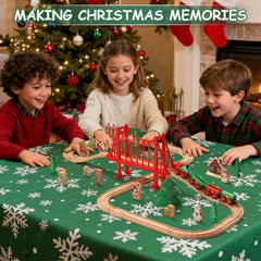 SainSmart Jr. reindeer and snowman figures encourage festive role-play
