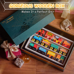 SainSmart Jr wooden storage box helps keep toys organized after play