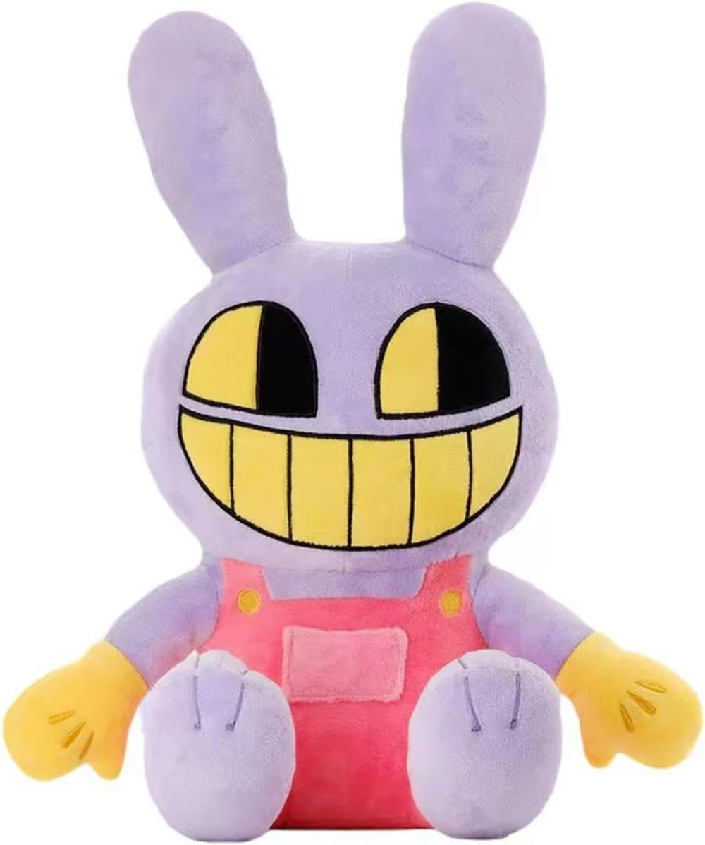 SAJISP The Amazing Digital Circus Jax plush, front view, cuddly and inviting