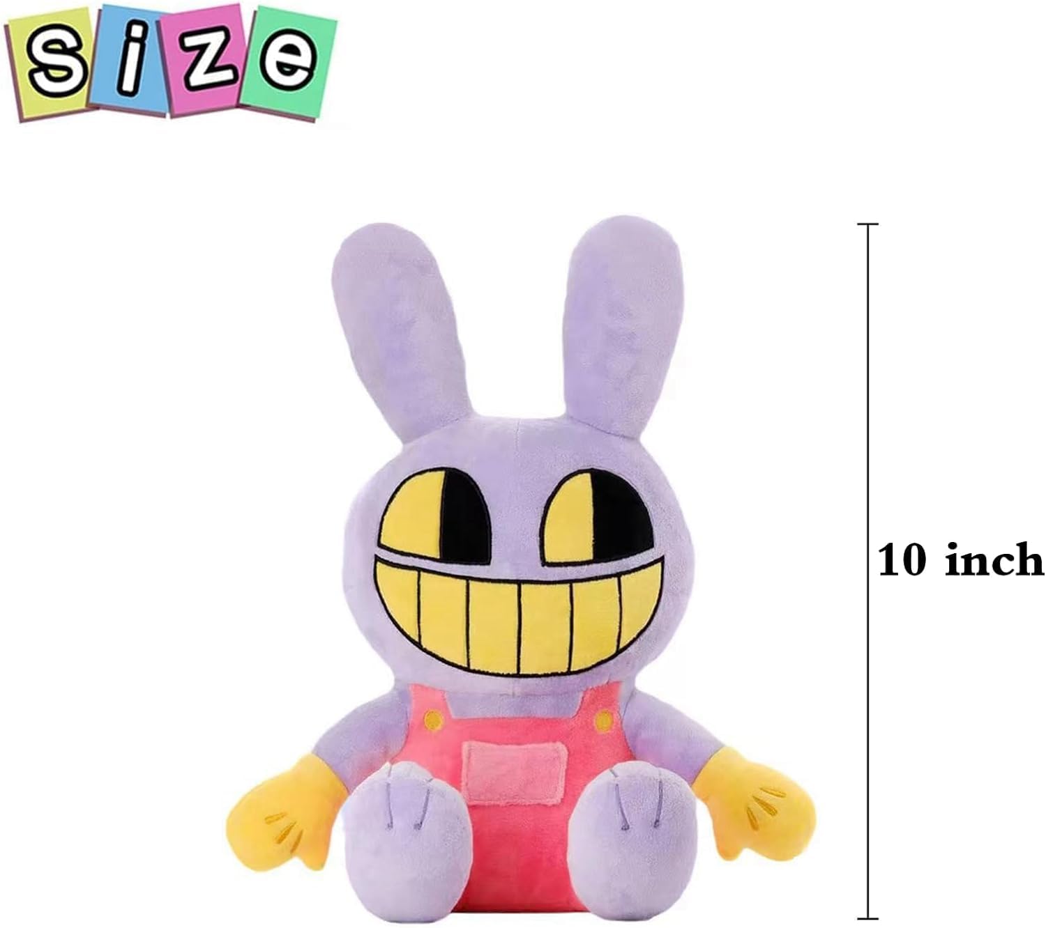 SAJISP The Amazing Digital Circus Jax plush side view, portable and charming
