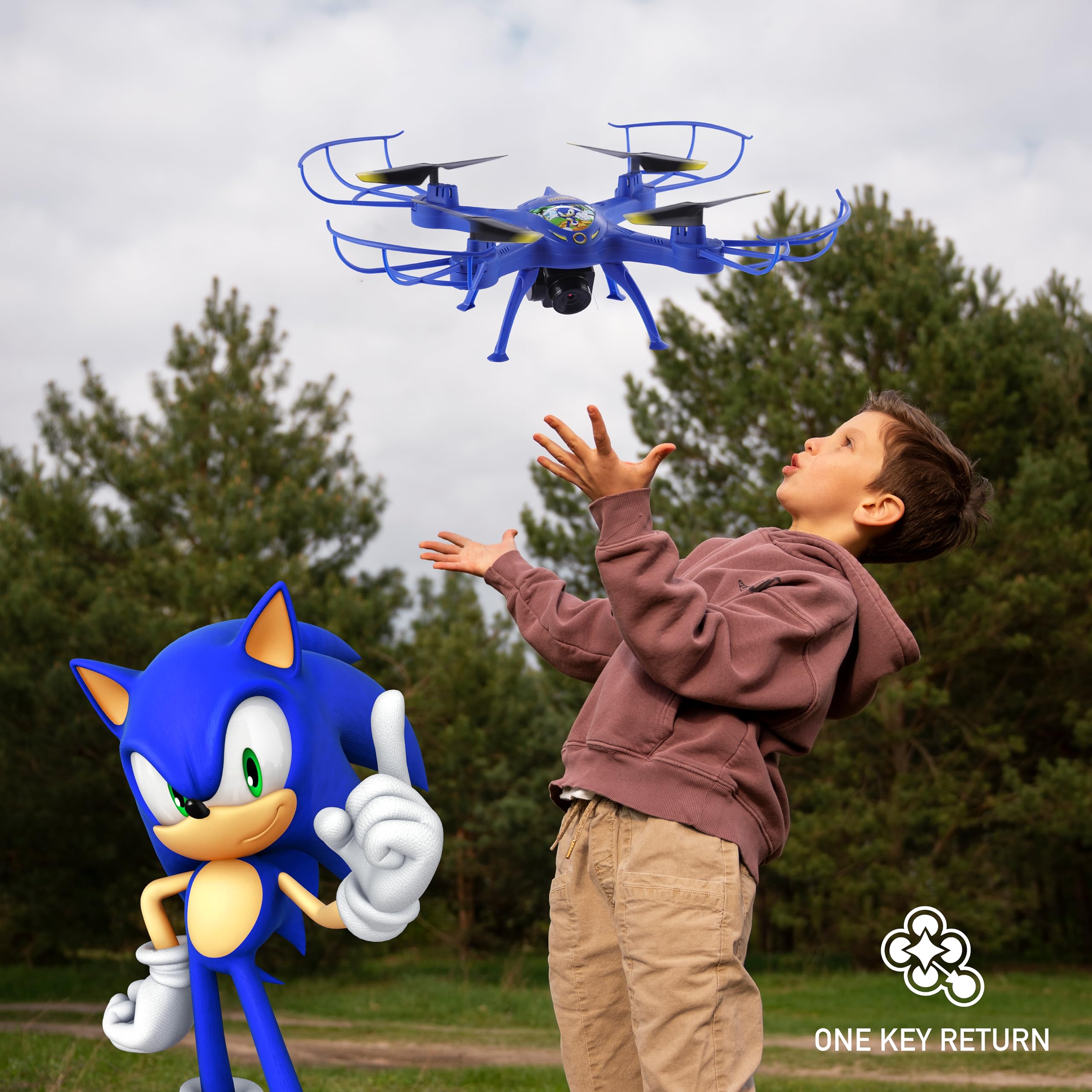 Sakar Sonic drone offers auto hover for steady shots and easy control.