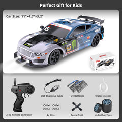 Sakeye RC Drift Car drifting tires enable smooth slides on flat surfaces