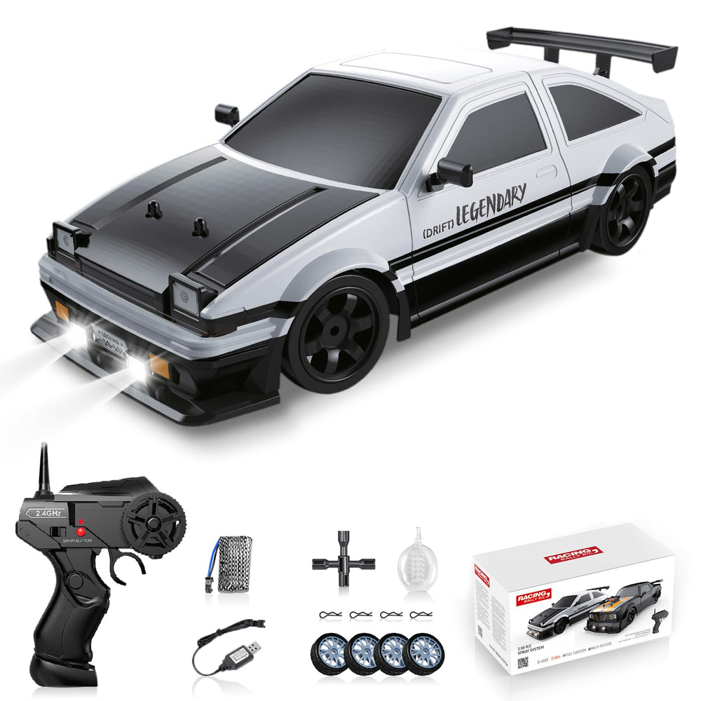 Sakeye RC Drift Car front view showing compact design for agile drifts.