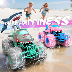 Salazaza Shark RC Car remote control image featuring easy 2.4GHz pairing
