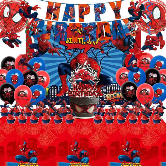 saleix Spidey birthday backdrop for photo-worthy celebrations and party decor