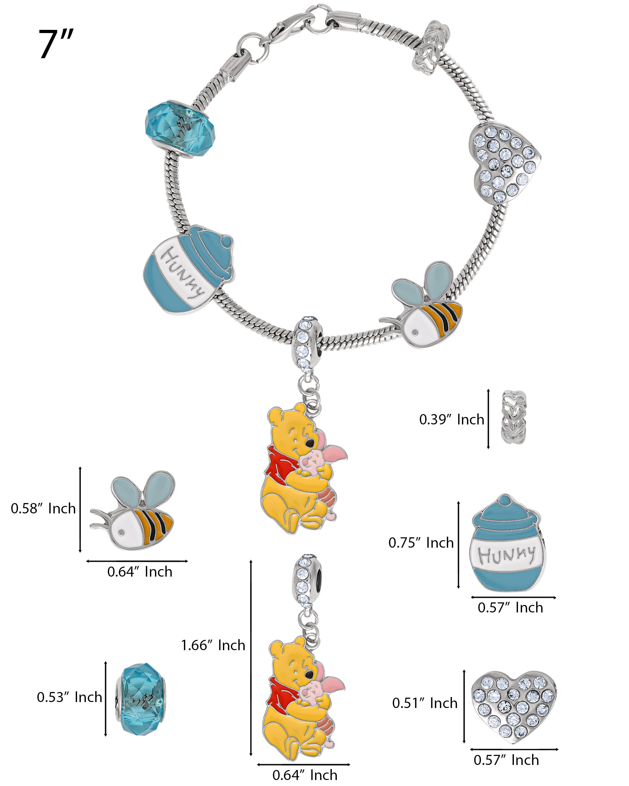 SALLY ROSE Hunny pot charm adds nostalgic Pooh detail
