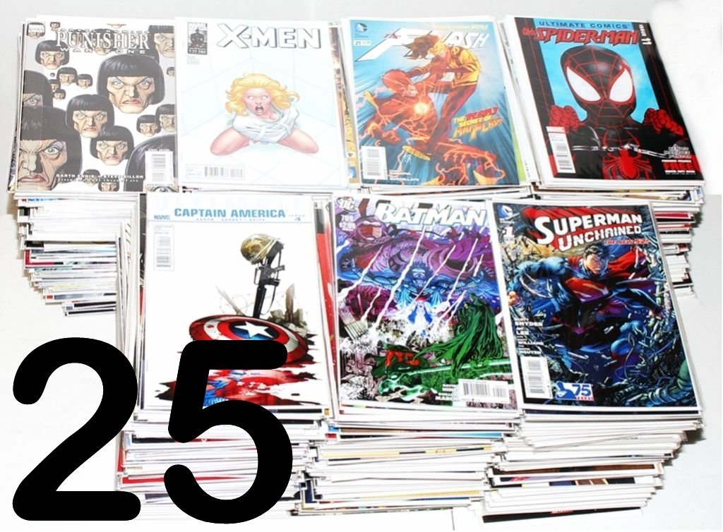 Salman Store huge comic book lot 25 Marvel DC Indy collection for avid collectors.