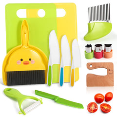 Salufo Montessori-inspired kitchen tools set for cooperative home cooking