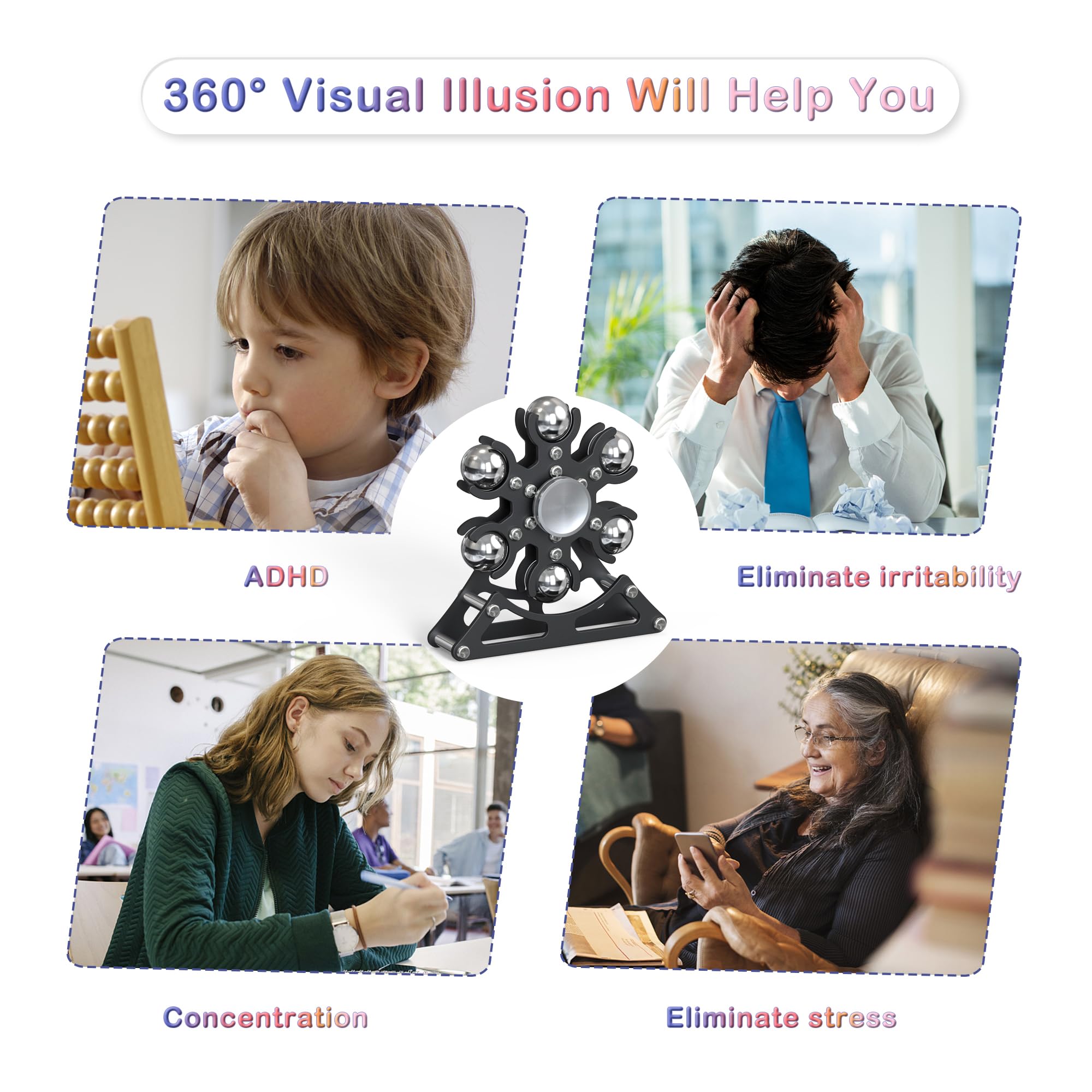 Samilalago desk ferris-spinner makes a stylish gift for students and professionals