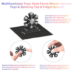 Samilalago kinetic desk toy spins without batteries ideal for mindful breaks