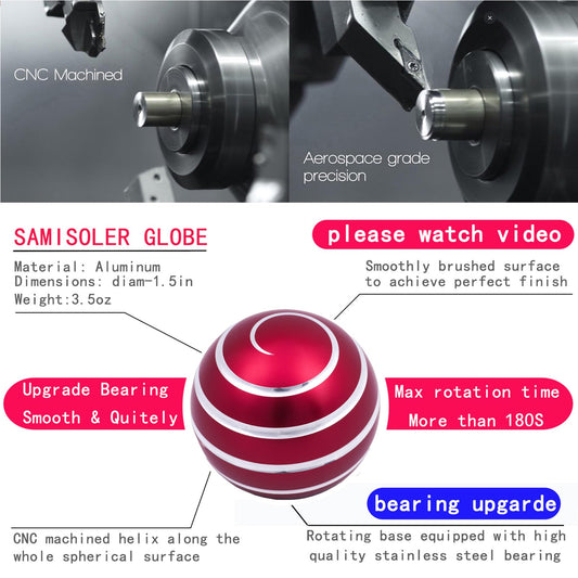 Samisoler optical illusion spinner creates mesmerizing rotation for stress relief.