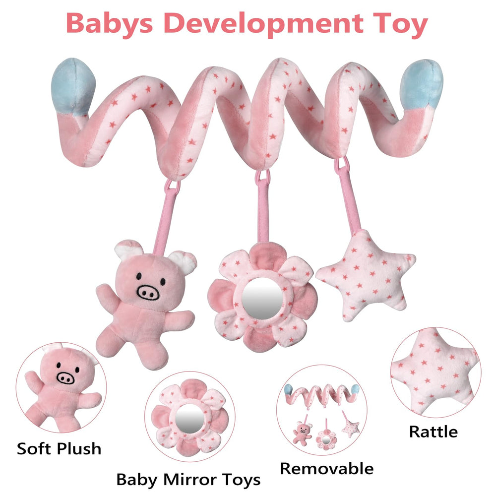 SAMMAS baby mirror toy engages visual focus and parent-child interaction