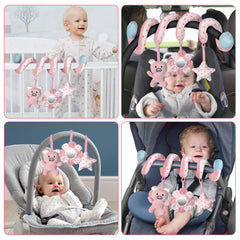 SAMMAS crib bassinet mobile supports multisensory infant play