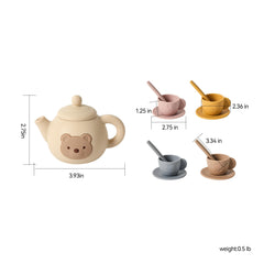 Samonyed carrying scoop ready for easy serving and cleanup after play.