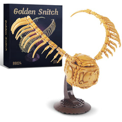 SAMYBLOCKS Golden Snitch assembly image, ideal for display and storytelling.