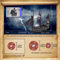 SAMYBLOCKS Pirate Ship packaging is gift-ready for special occasions.