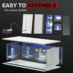 SAMYUCHO LED-powered display with back cords for simple expansion