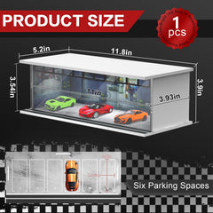 SAMYUCHO stackable display cases connected at the back to build a larger diorama