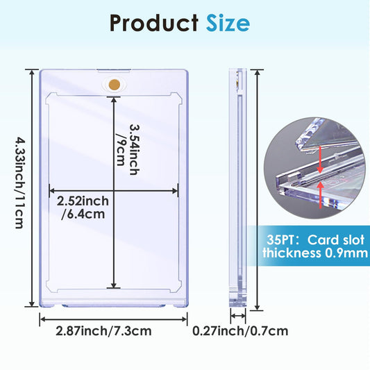 SAMYUCHO exterior dimensions 4.33 by 2.87 inches shown for precise card fit