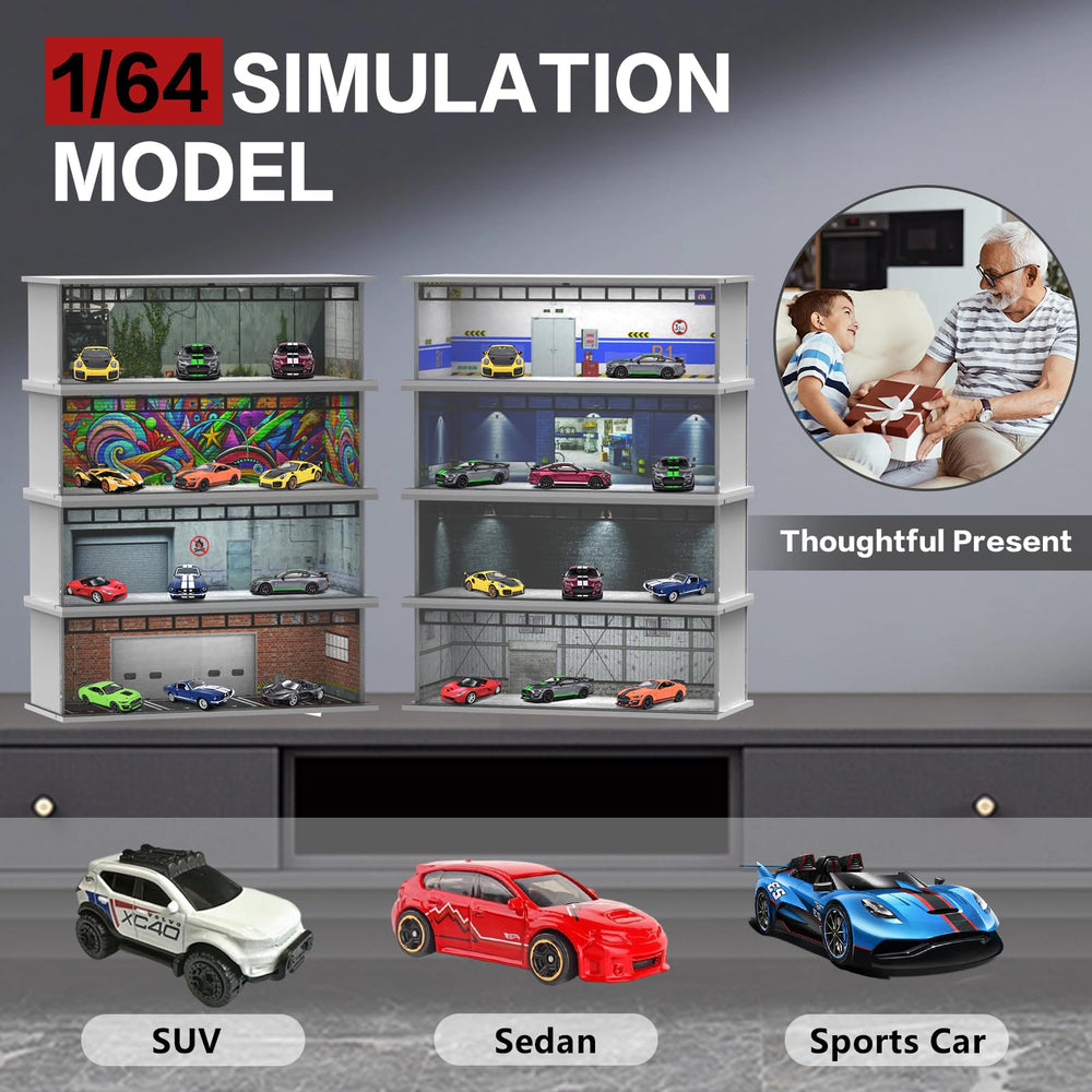 SAMYUCHO gift-ready display setup for car enthusiasts and collectors