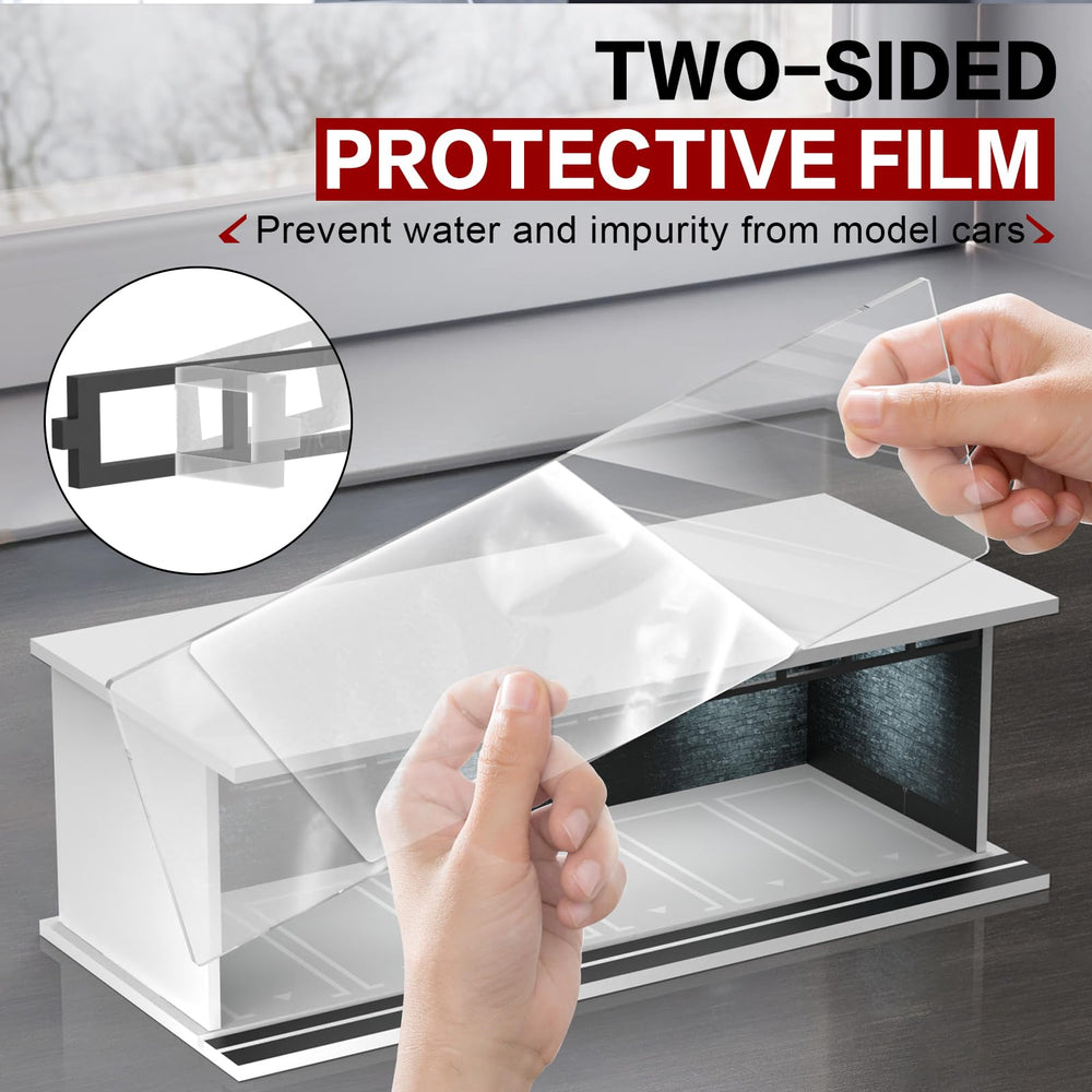 SAMYUCHO acrylic cover with protective film guards against scratches
